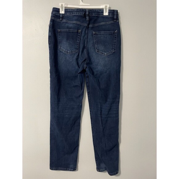 International‎ Concepts INC Denim Jeans Dark Wash High Rise Straight 31 12 - Picture 4 of 10